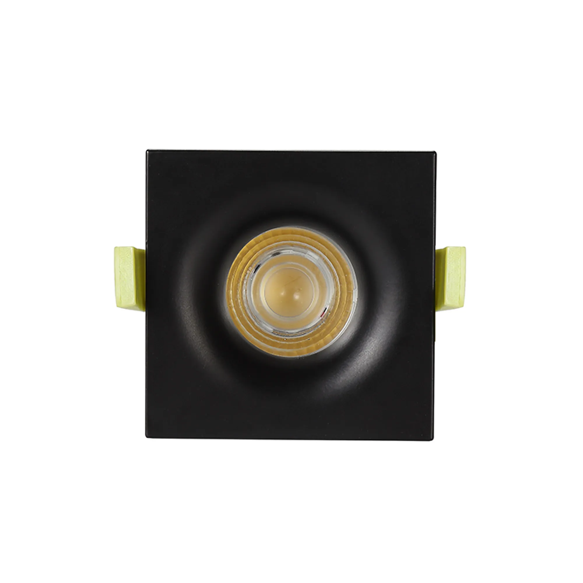Bruve 12 Tridonic powered 12W 3000K 1200lm 36° LED Engine,300mA , CRI>90 LED Engine Matt Black Fixed Square Recessed Downlight, Inner Glass cover, IP65 DM202500  Dlux Bruve SQ 12 IP65